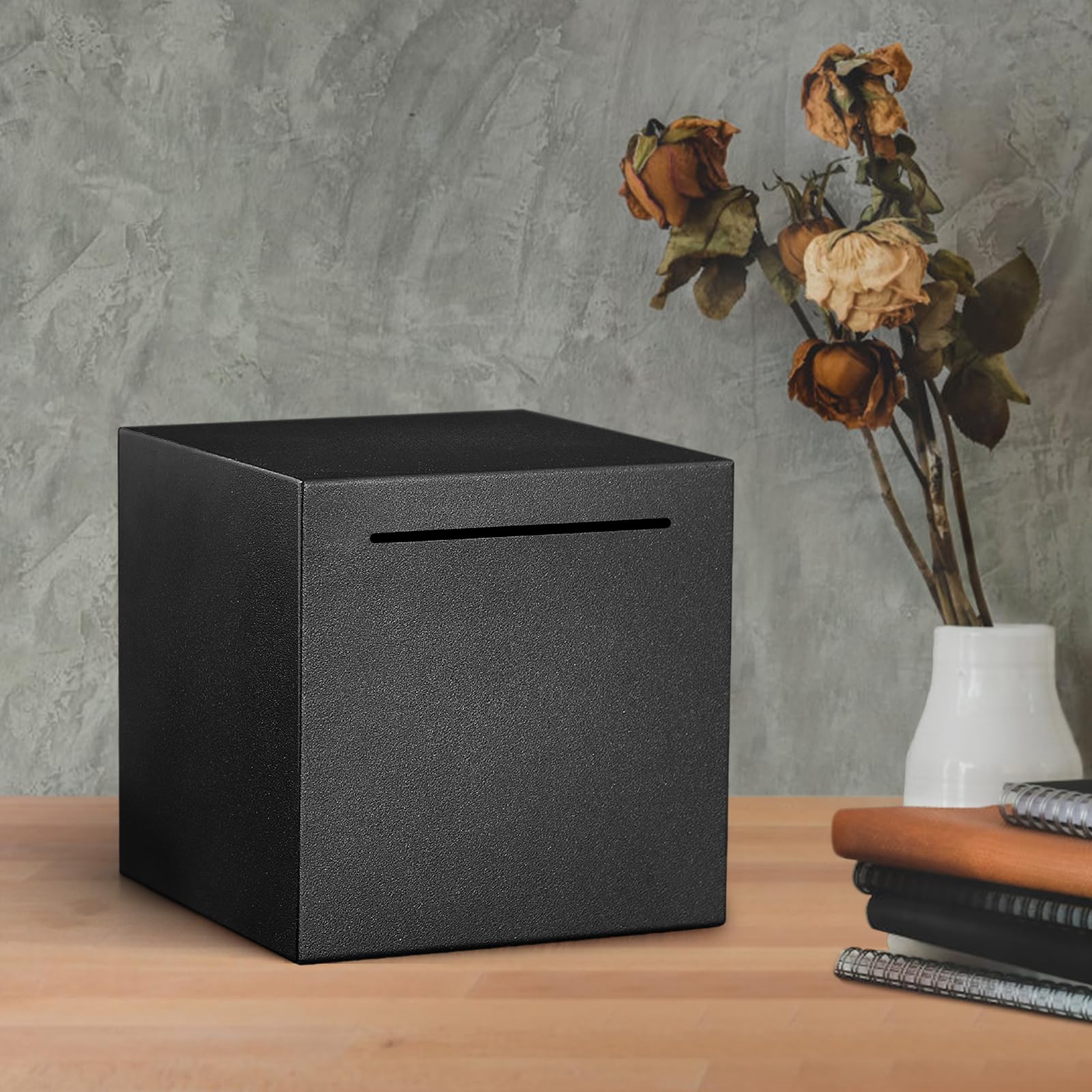 Kozsort metal saving box with a single coin slot prevents withdrawals for disciplined saving