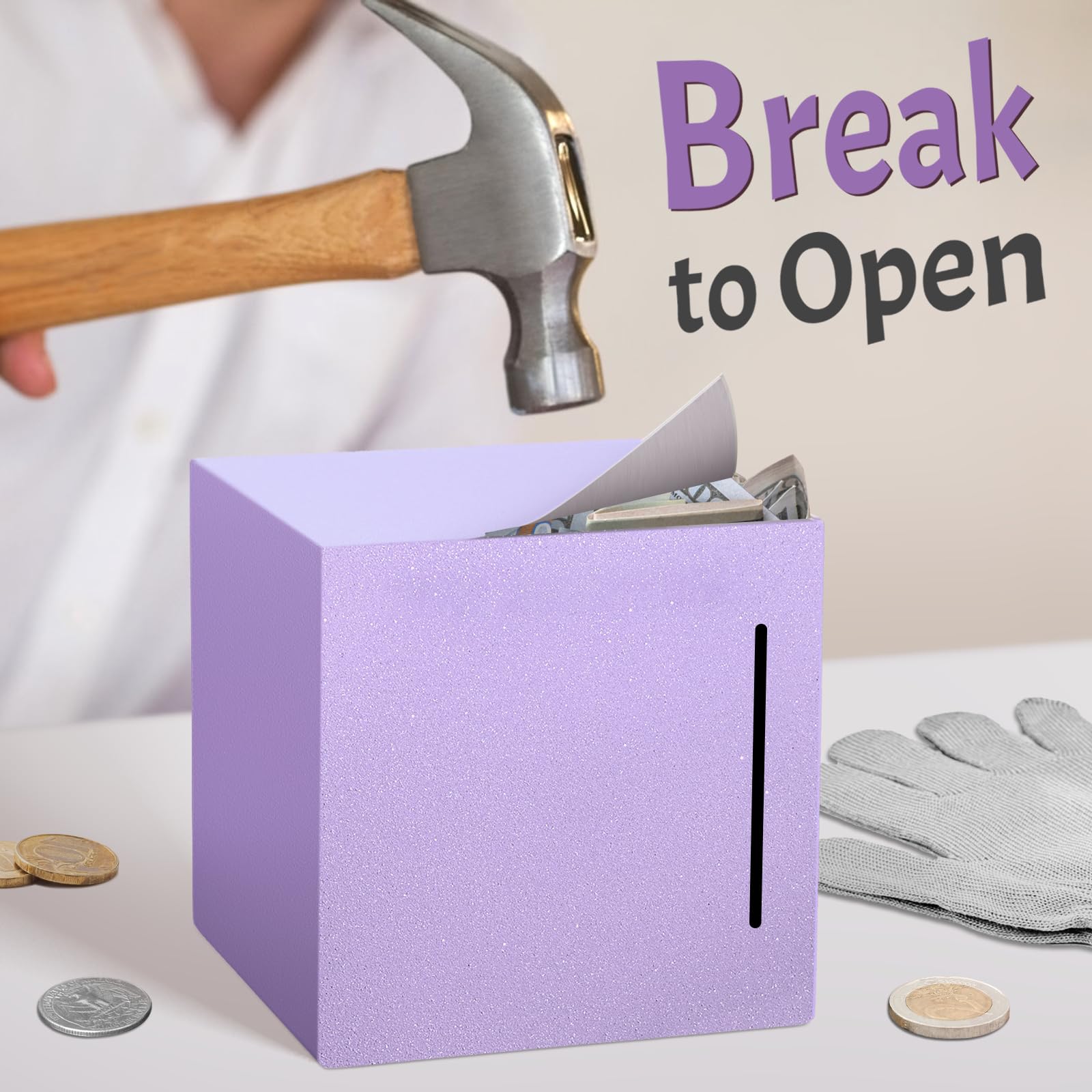 Kozsort must-break-open design illustrating how to access saved funds