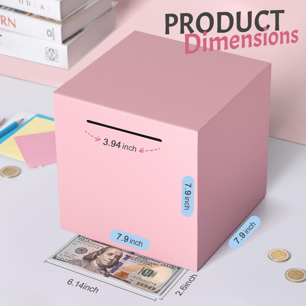 Kozsort unbreakable piggy bank in metal construction safeguards savings