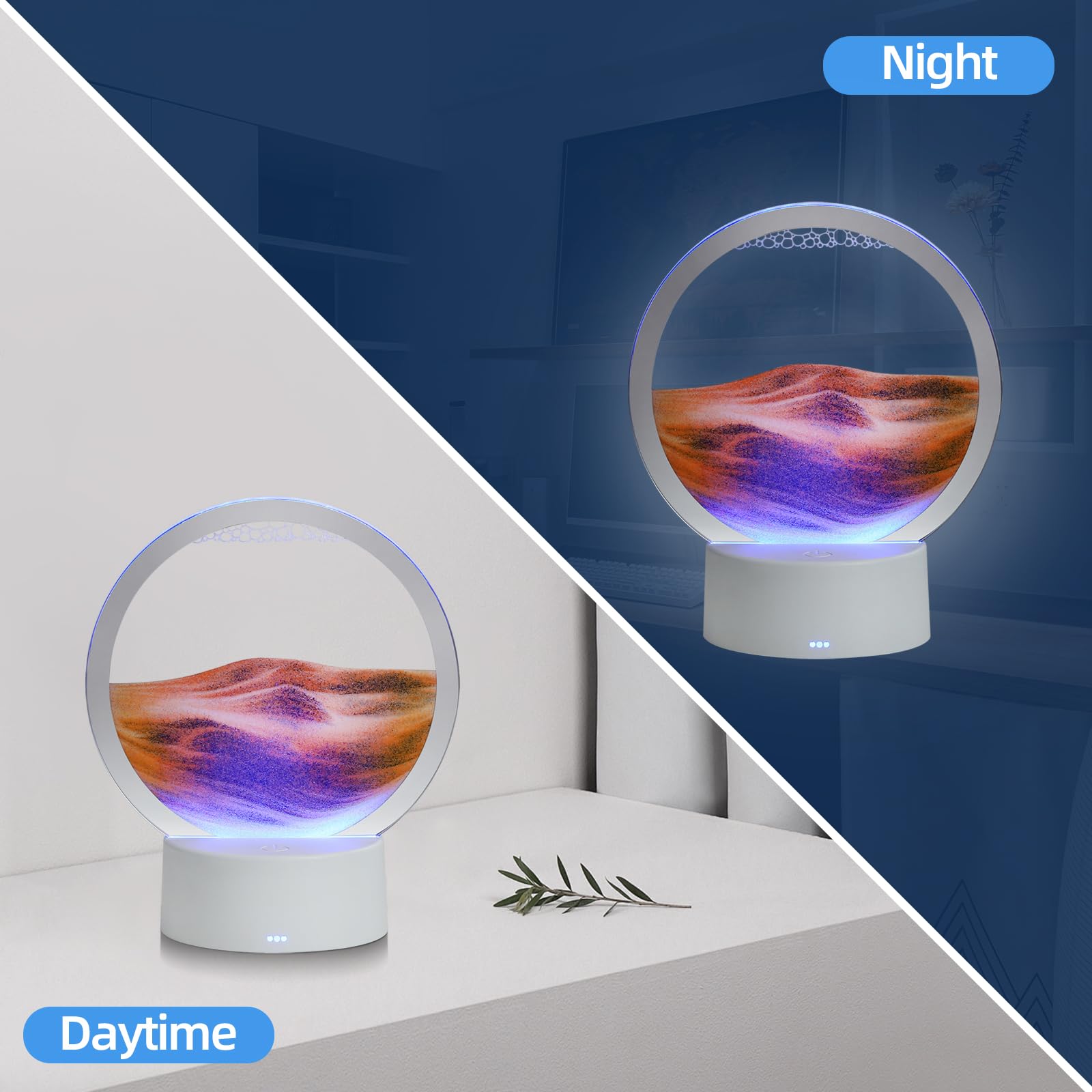 KPNUWN office desktop sand art designed for workspace calm