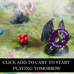 Kraftex DND condition rings are durable and easy to clean for clutter-free play.