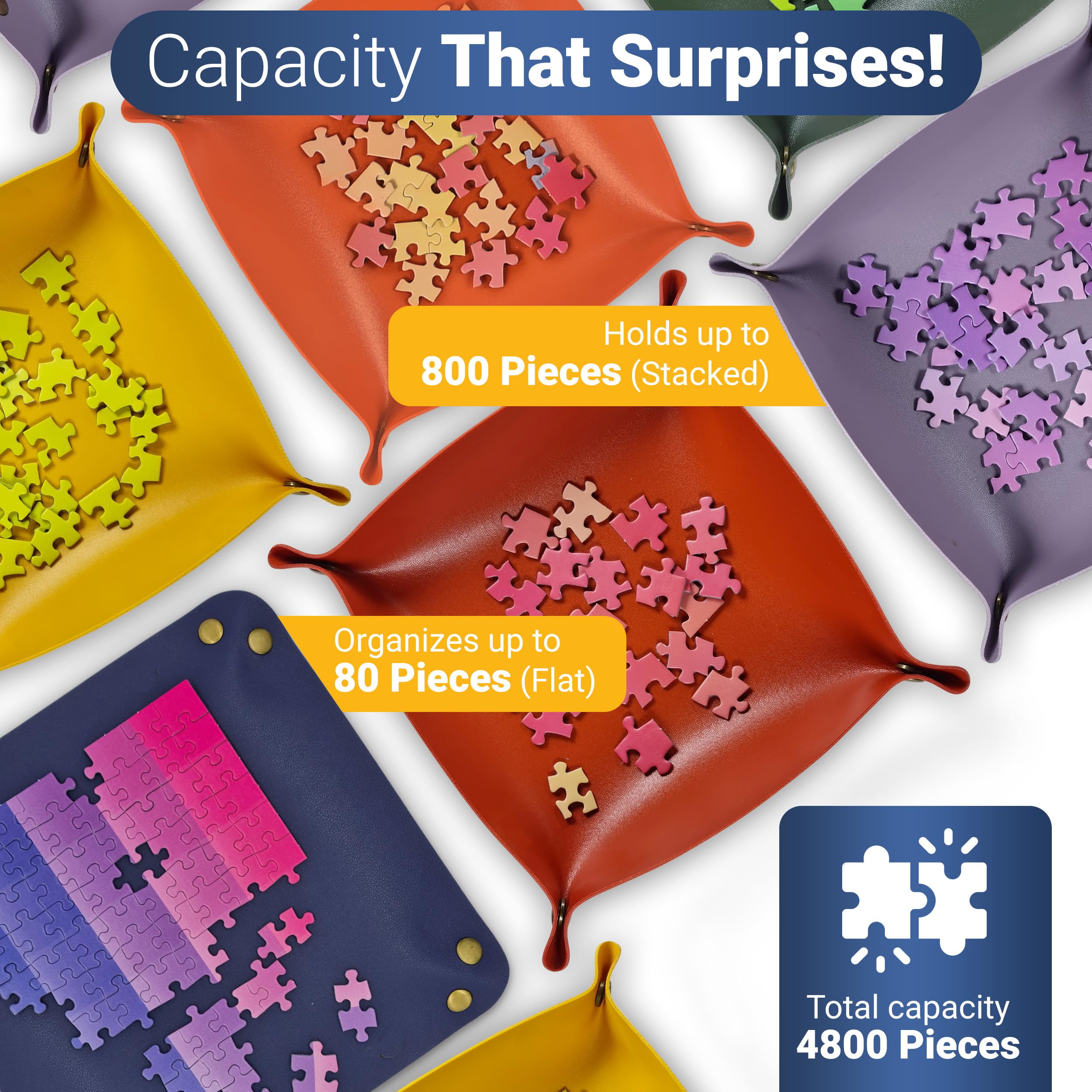 Kraftex trays laid flat for compact storage and transport