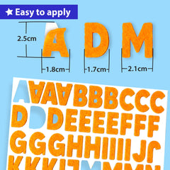 KRAFUN 500+ felt shapes stickers for design and creativity