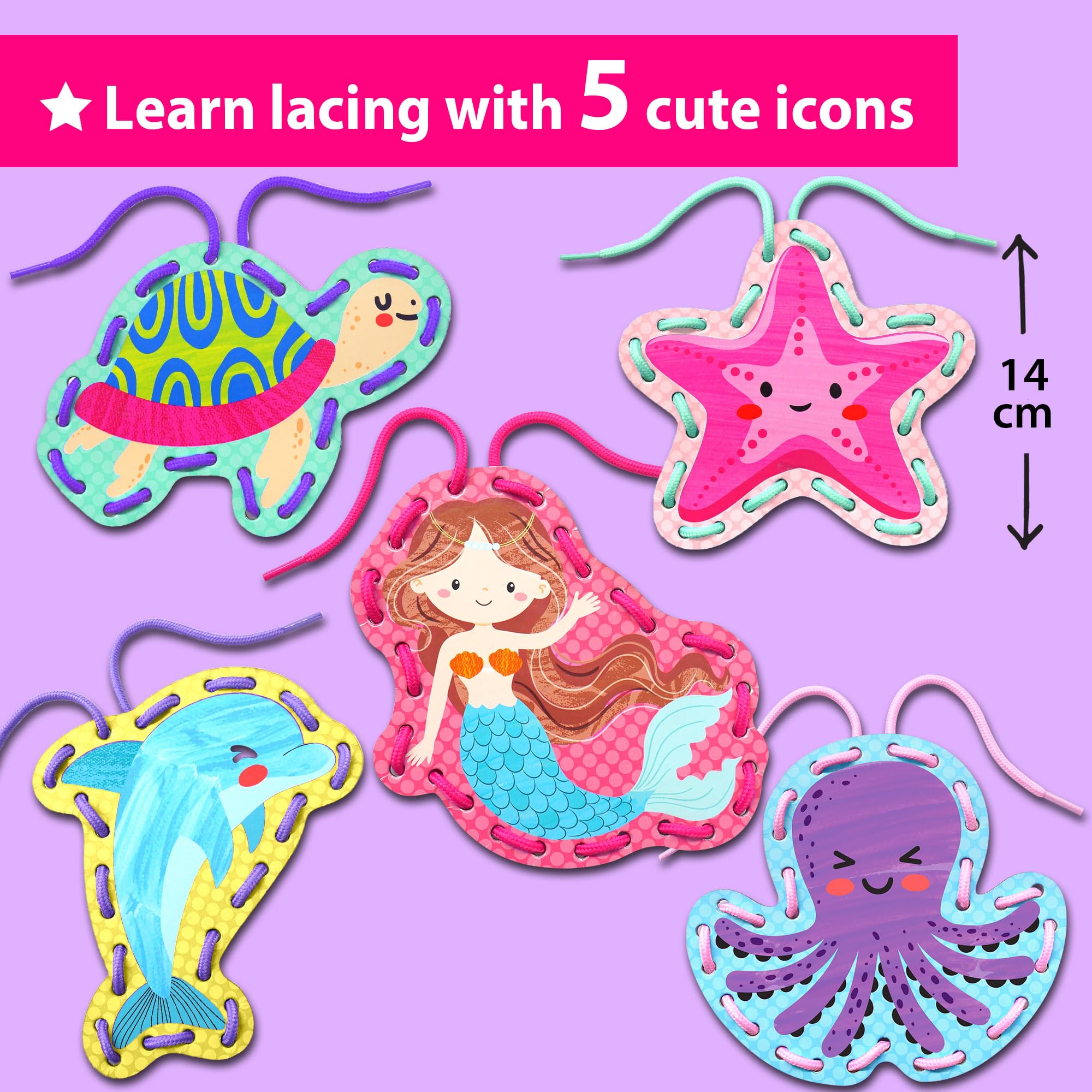 KRAFUN Lacing Kit Tools Included, easy setup for creative craft time.