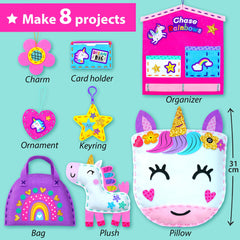 KRAFUN My First Unicorn star keyring for a cute backpack accessory.