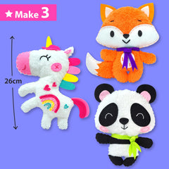 KRAFUN Panda stuffed-doll materials for soft, safe play.