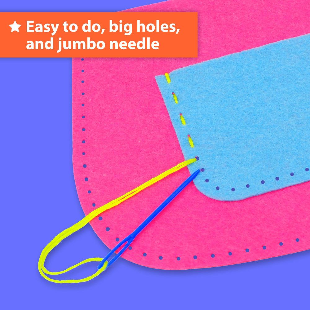 KRAFUN Pre-punched holes and shapes for mess-free crafting.