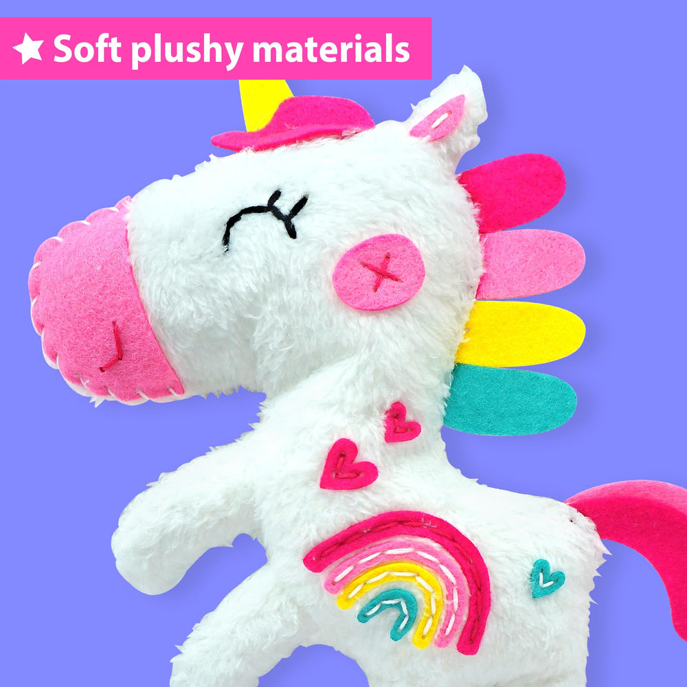 KRAFUN Safe plastic tools enable kid-friendly sewing sessions.