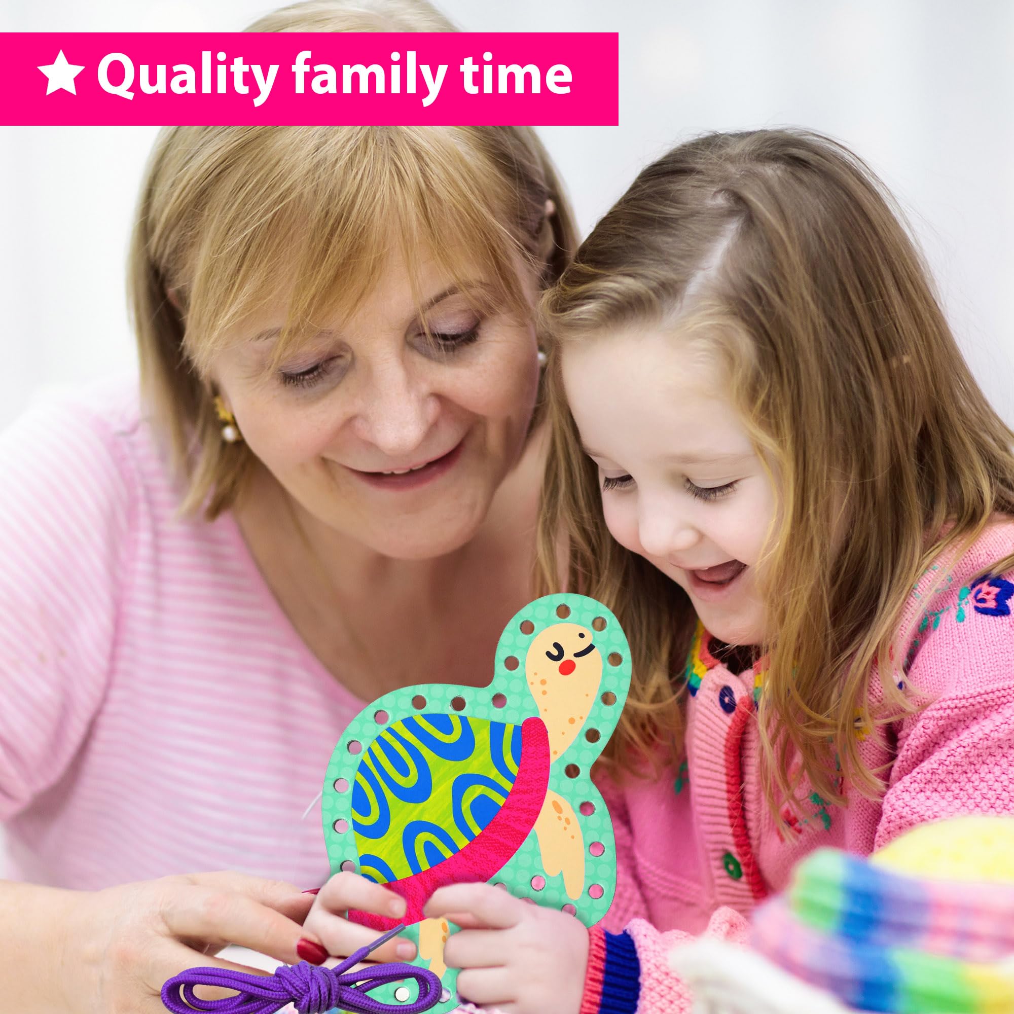 KRAFUN Safety-tested Materials, reassuring parents during craft activities.