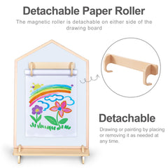 KRAND detachable roller system on side facilitates quick drawing sessions.