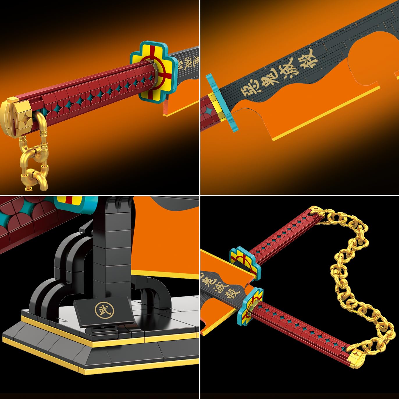 Kravkind gift-ready sword set for anime fans.