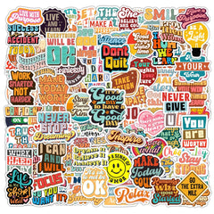 Krazy4K motivational stickers perfect for teens and kids as party favors and gifts.