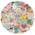 Krazy4K motivational stickers variety quotes in vibrant colors for daily inspiration.