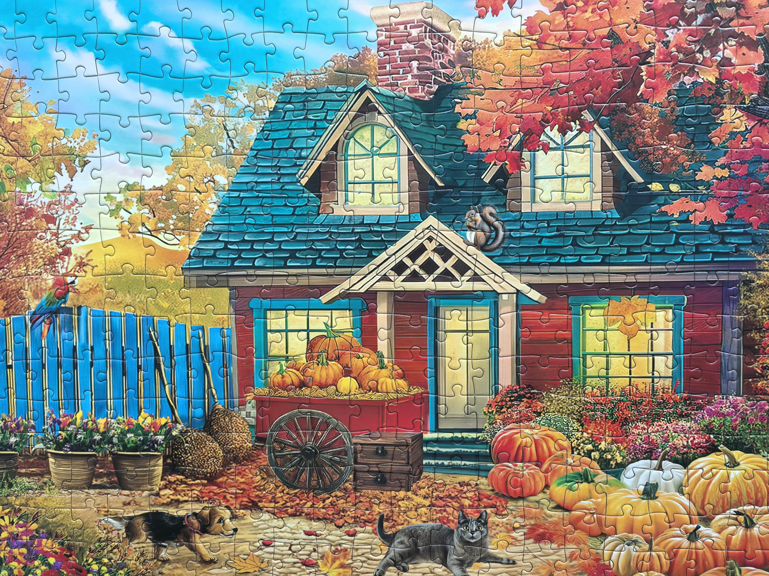 Kribin animals by the scene puzzle adds playfulness, perfect for family bonding