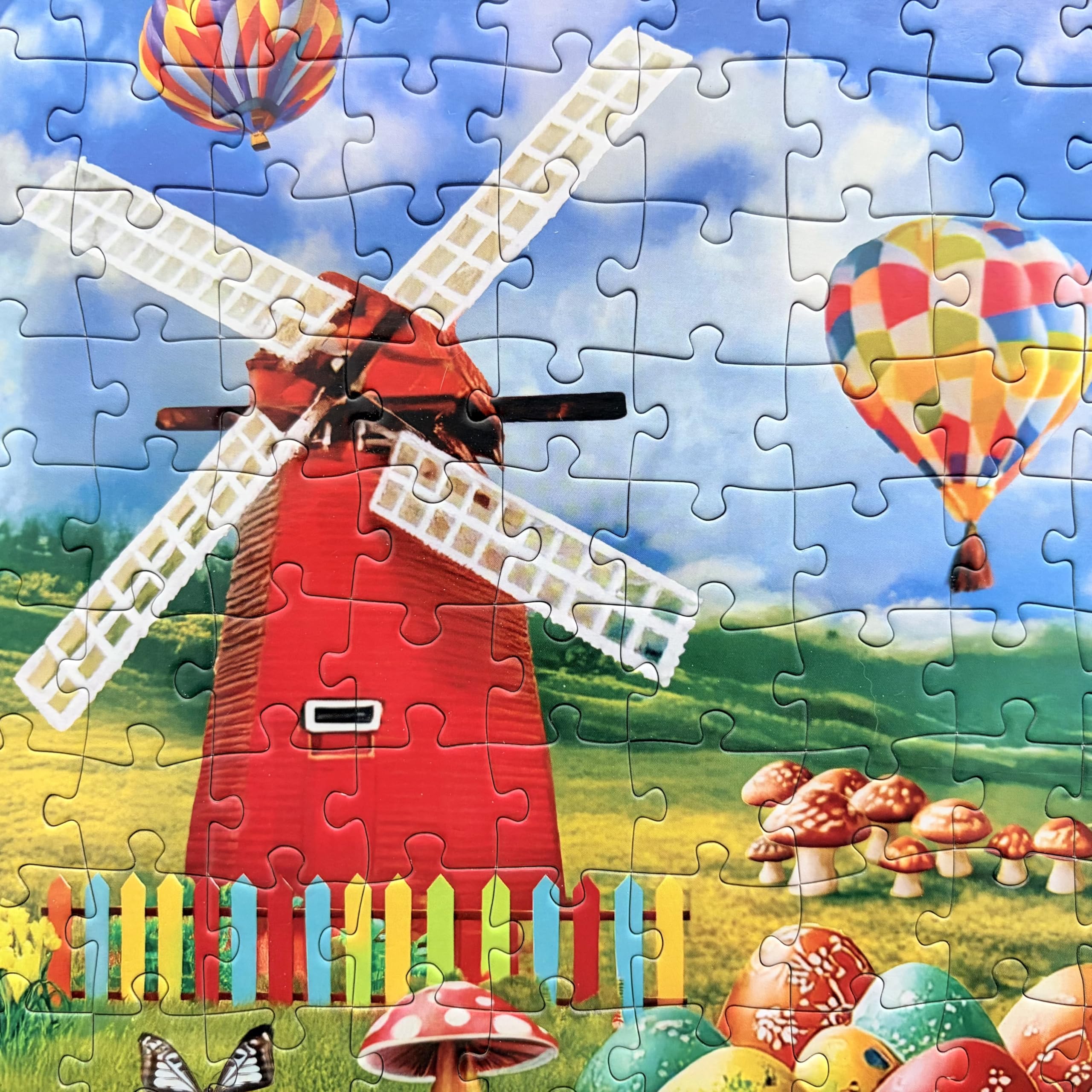Kribin Easter puzzle one-to-one poster for easy setup.