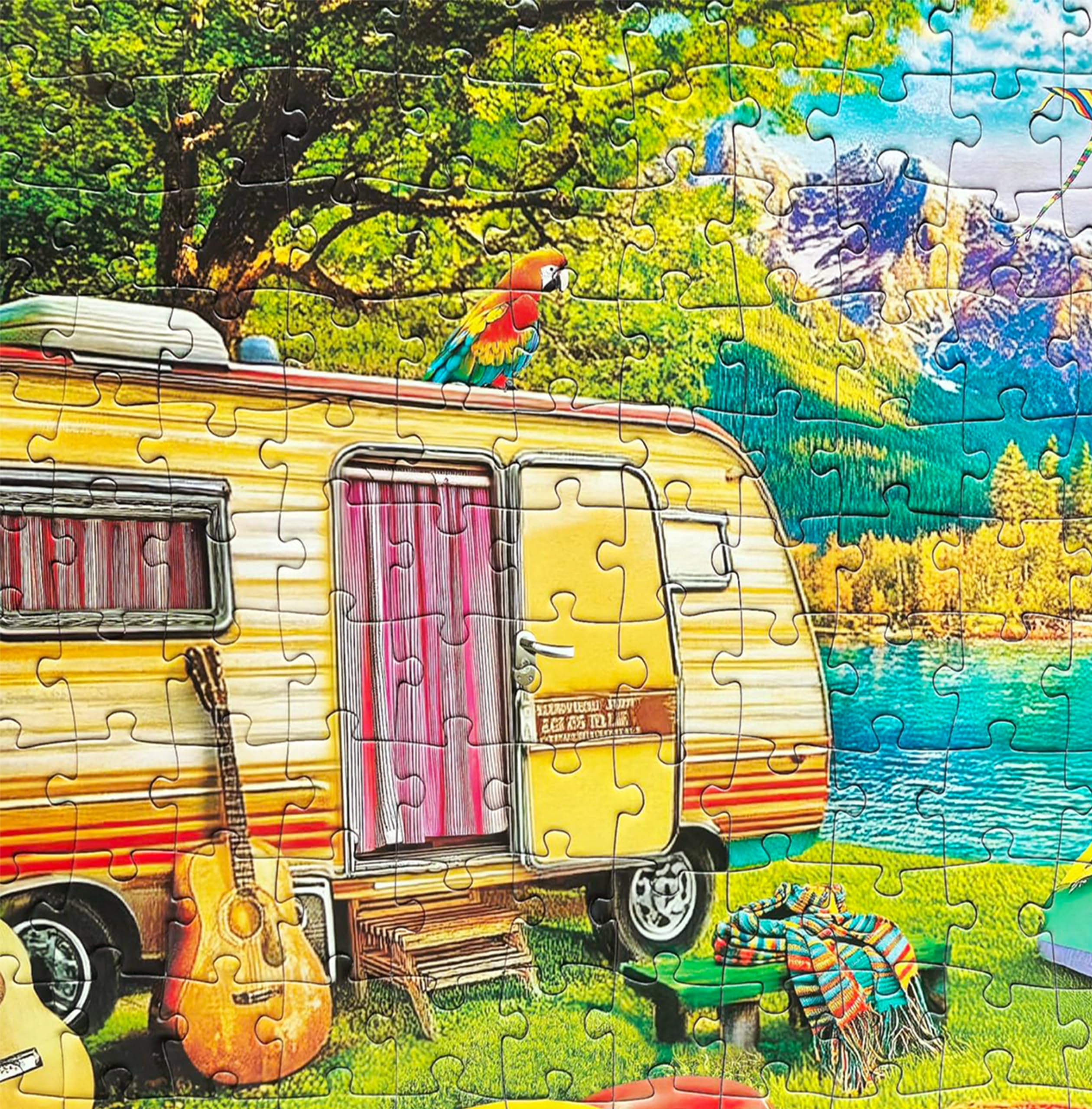Kribin 300-piece puzzle family-time focus aids conversation and shared achievement