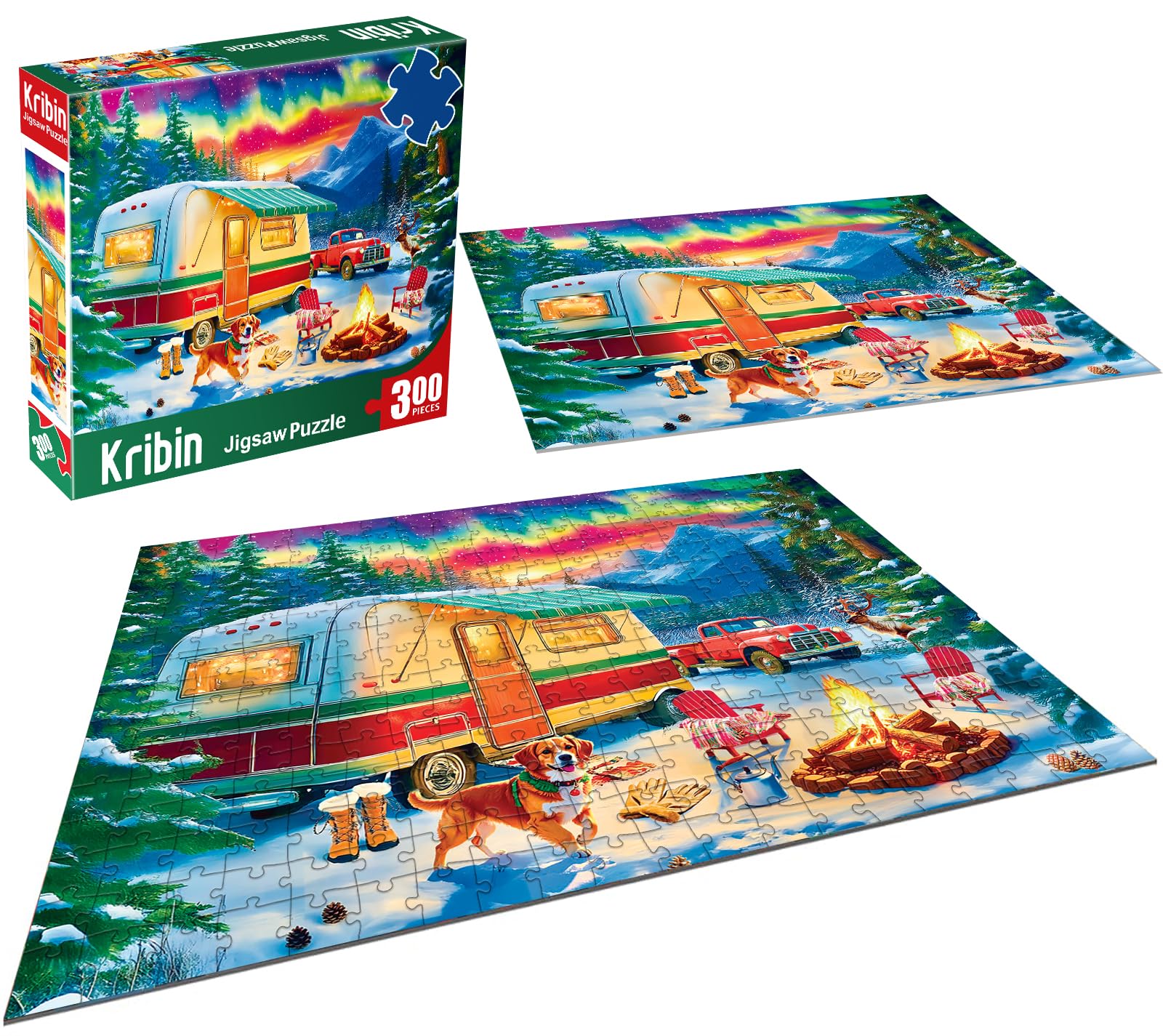 Kribin puzzle gift idea that doubles as decor after completion.