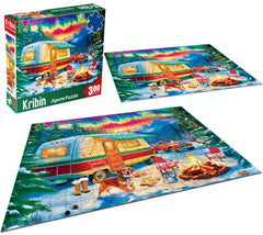 Kribin puzzle gift idea that doubles as decor after completion.