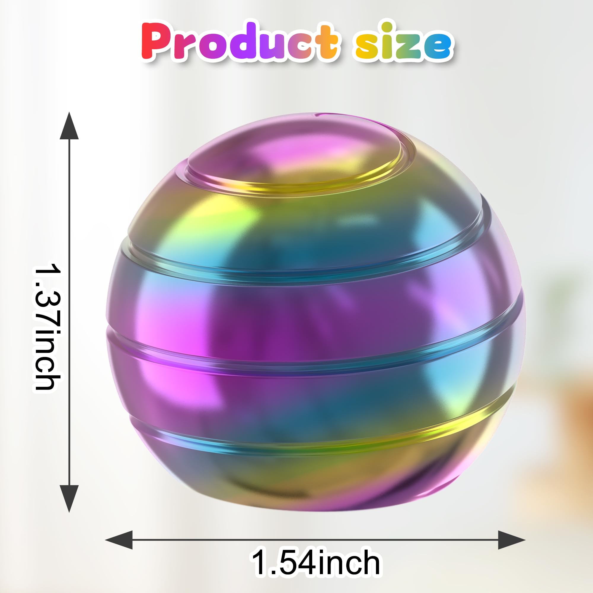 Kryfa hypnotic desk toy spin showing smooth rotation for concentration benefits.