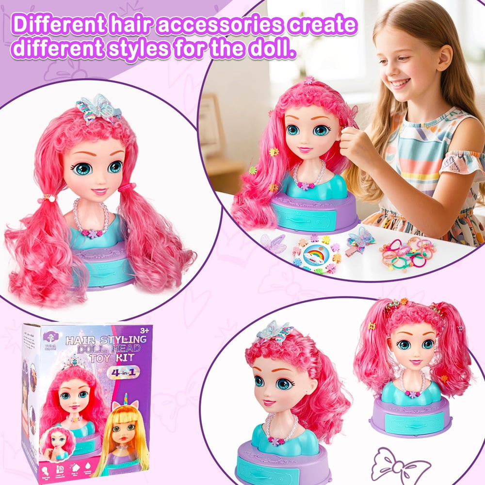 Kryonixty soft pink hair ideal for braiding and styling