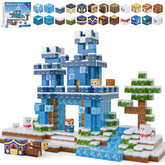 Kryzomat ice princess castle blocks spark imaginative winter play for kids