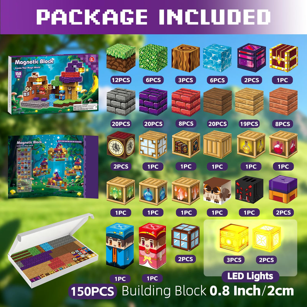 Kryzomat light-up blocks glow with LEDs for engaging night-time play.