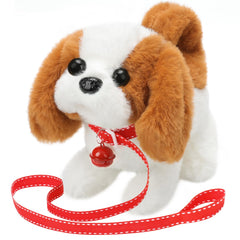 KSABVAIA plush Saint Bernard toy walks for engaging companionship