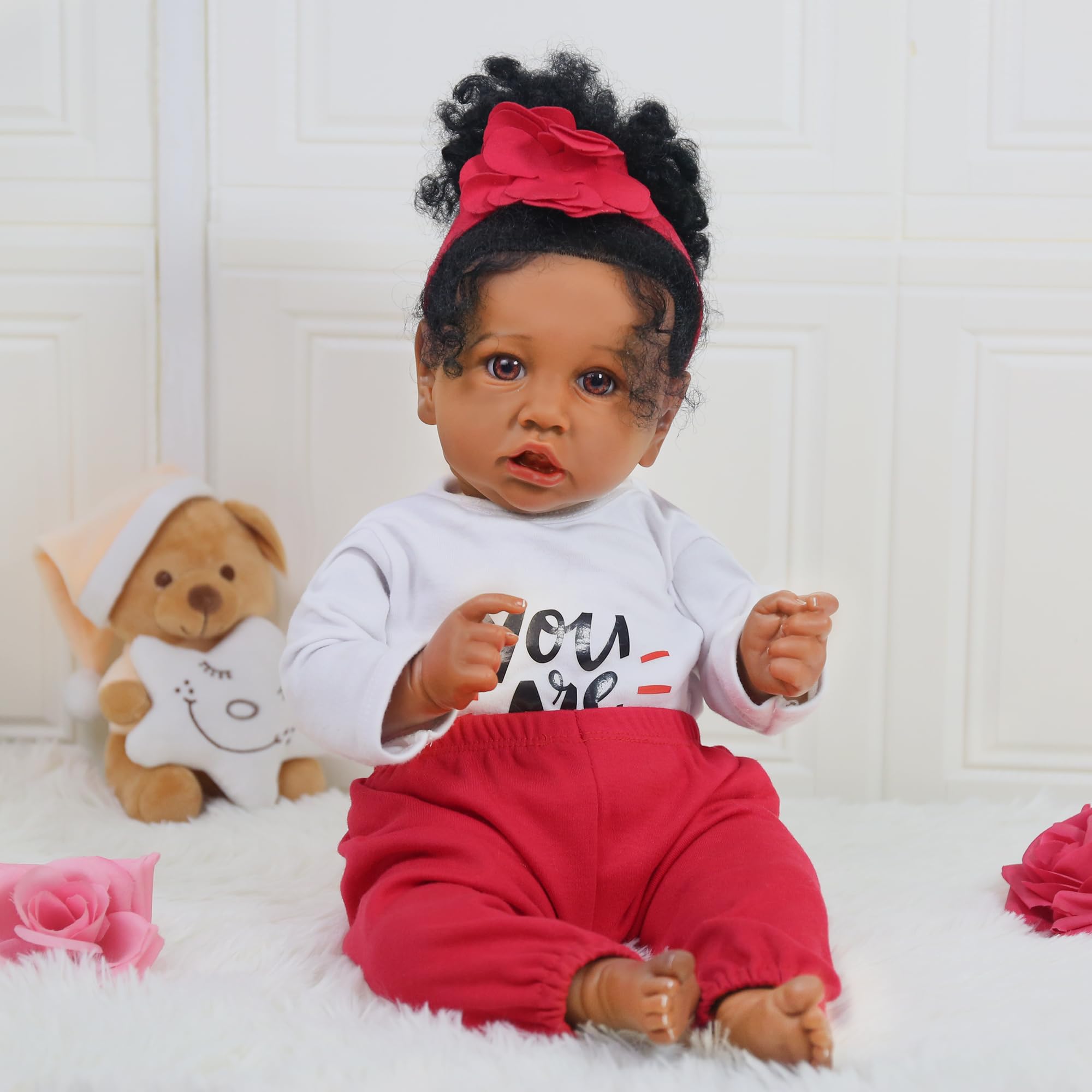 KSBD Safety-compliant doll for ages 3+ with soft cloth body