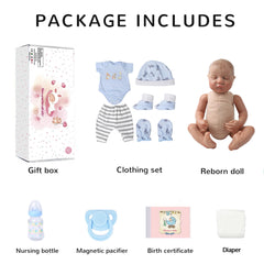 KSBD Levi 18-inch newborn doll suitable for role-play and companionship.