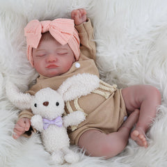 KSBD 20-inch doll dressed in three-month clothing for authenticity.