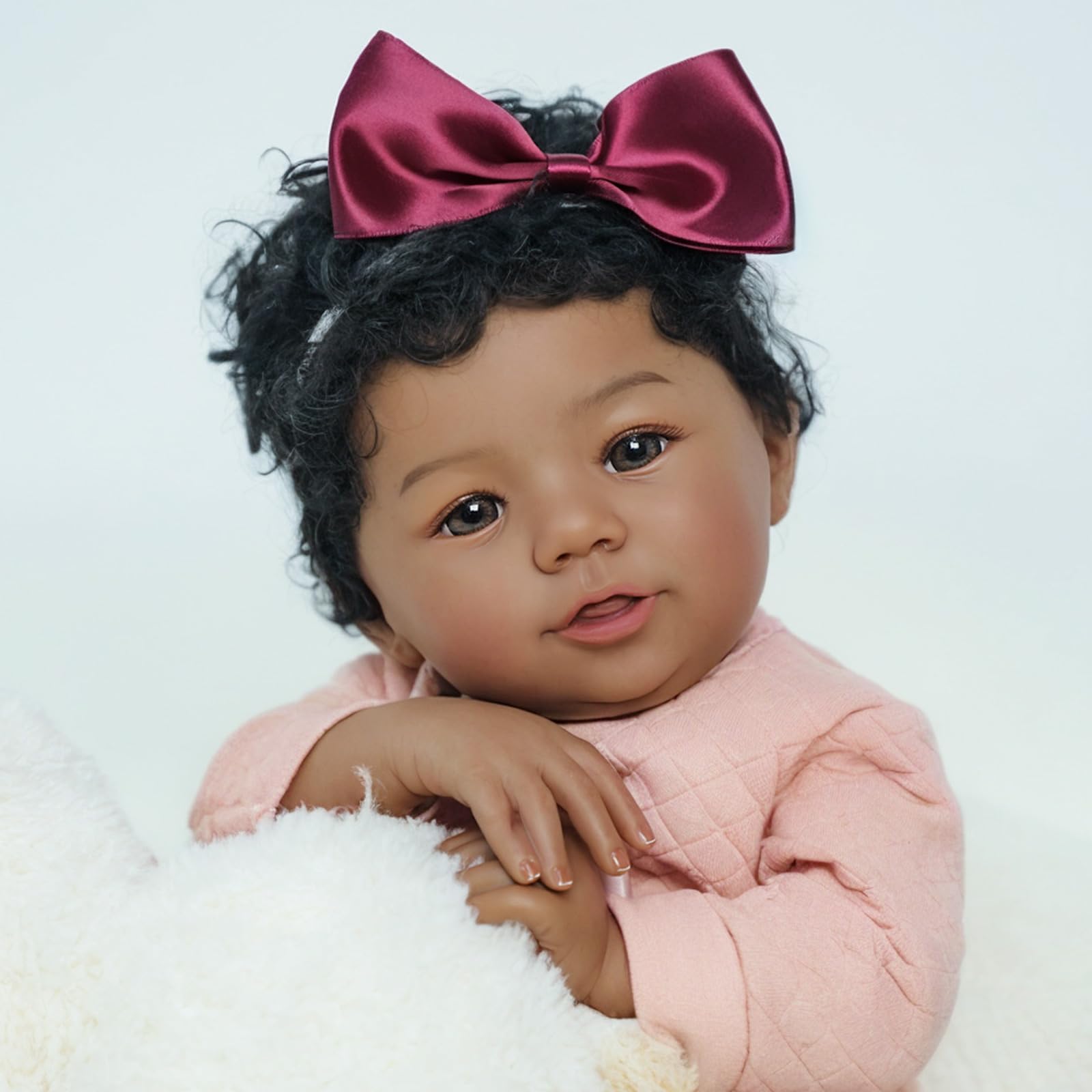 KSBD doll features painted eyebrows and tiny nails for realism.