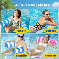 ksllhhsa pool float blue edition vibrant color for lively pool parties