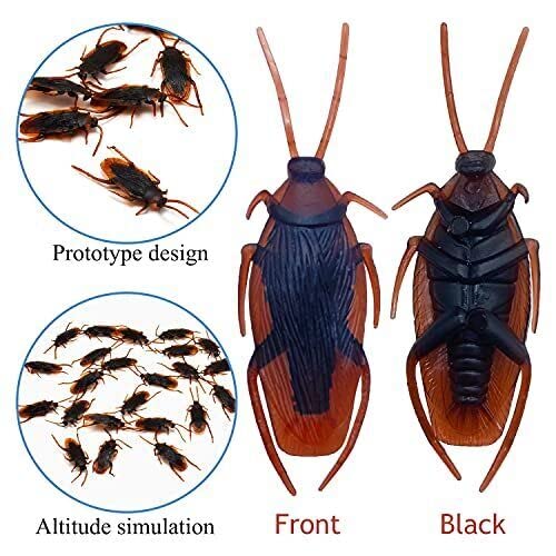 Ksquares lifelike roaches enhance pranks safely at gatherings.