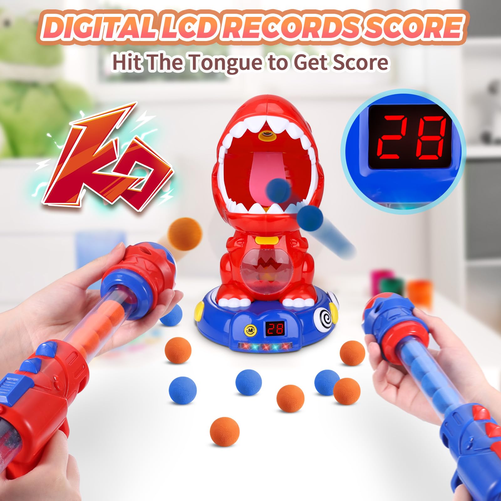 Kssvzz dino movable target shows dynamic action for engaging pretend play