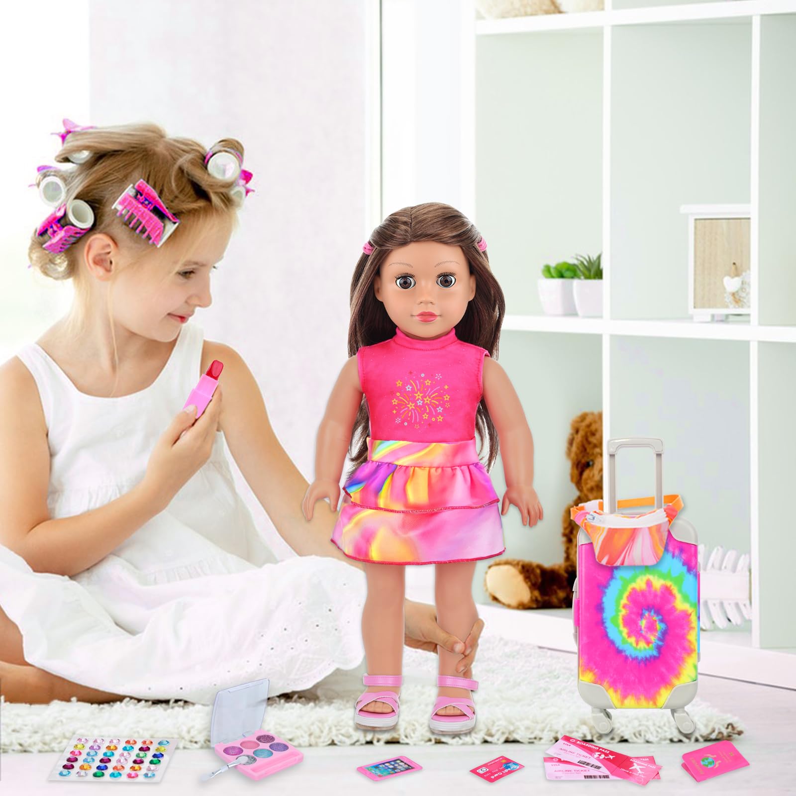 K.T. Fancy makeup kit sparks pretend beauty routines during playtime