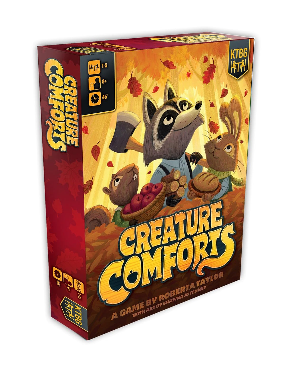 KTBG Creature Comforts forest burrow cozy den setup for family game night
