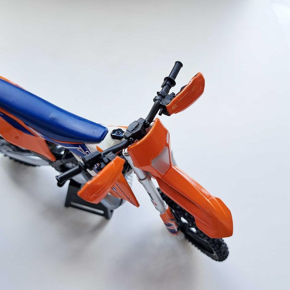 KTM 1:12 scale die-cast model detail close-up highlights decals.