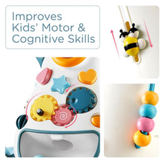 KUB Montessori Baby Walker two-speed control adapts as your child grows.