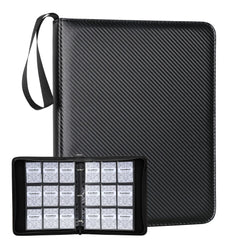 KuBeiBear card binder with 9-pocket sleeves for organized trading card storage.