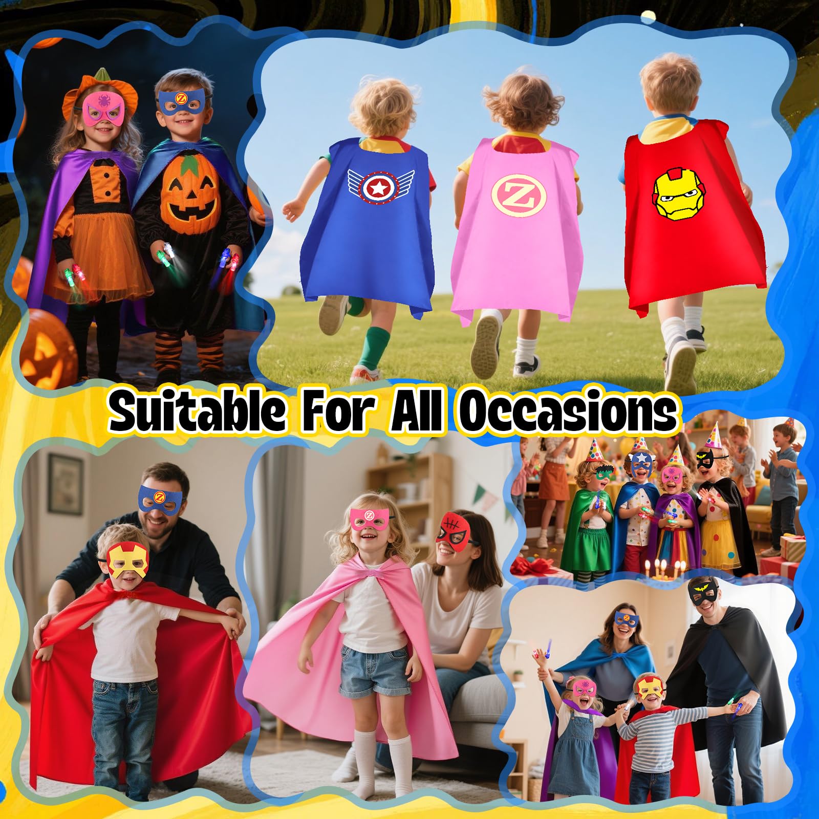 Kubusfly vibrant colors enhance visual appeal in pretend play.