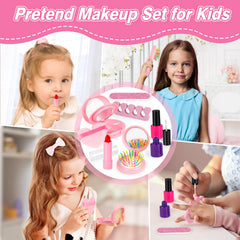 KUBUSFLY makeup kit toy uses non-toxic materials for worry-free play.