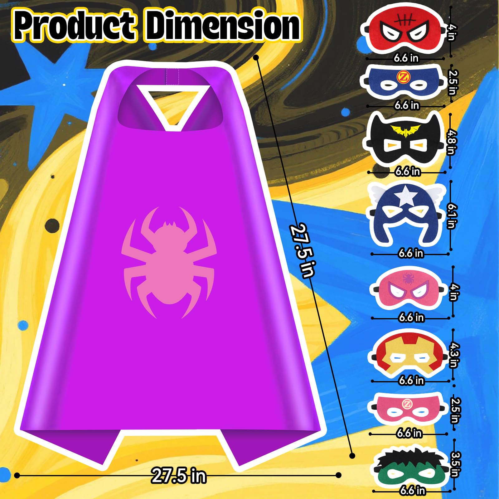 Kubusfly cosplay set is ideal for parties, Halloween, and gifts.