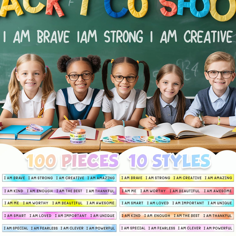 KUCLIN silicone wristbands are soft and kid-friendly for daily wear
