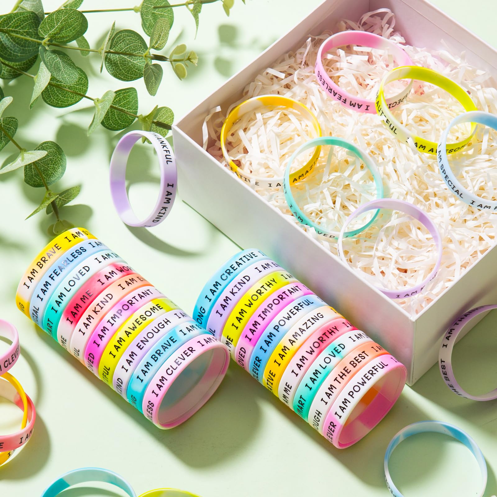 KUCLIN motivational quotes bracelets close-up featuring brave design