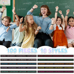 KUCLIN soft silicone wristbands are comfortable for young skin.