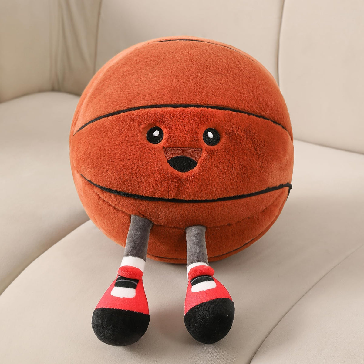 KUCCO-PILLOW basketball plush 11-inch toy, ideal for cuddling and bedroom decor