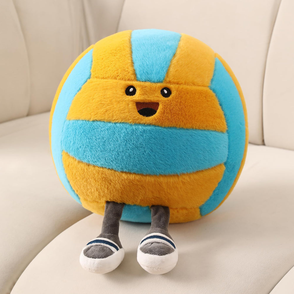 KUCCO-PILLOW funny volleyball legs pillow adds playful decor and cozy support.