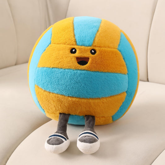 KUCCO-PILLOW funny volleyball legs pillow adds playful decor and cozy support.