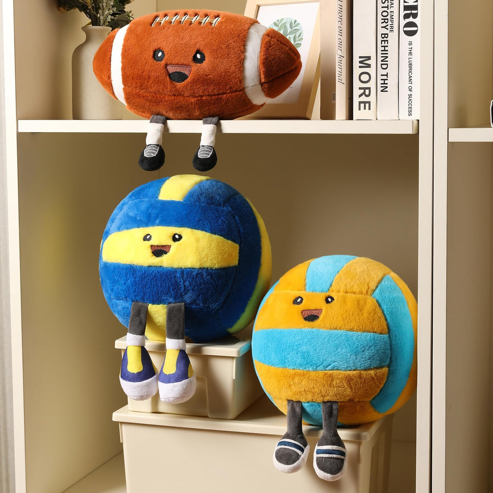 KUCCO-PILLOW legs design emphasizes whimsy for sports fans and decor.