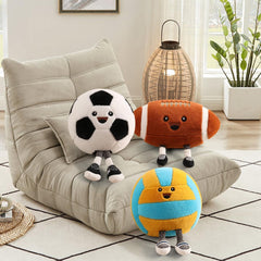 KUCCO-PILLOW machine-washable plush is easy to clean after playtime.